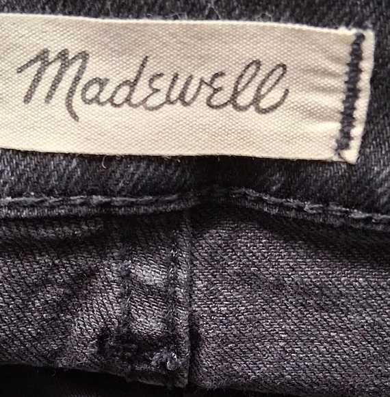 Madewell Tall Slim Demi-Boot Jeans in Lunar Wash Size 26T - Picture 10 of 12